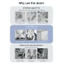 Wireless Bedwetting Alarm Pee Alarm with Receiver for Boys Grils Kids Potty Training Elder Care 10-20M Range Vibration Reminding