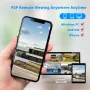 Hiseeu 4HB615 4HB613 5M 3MP 8CH NVR Security Cameras System Kit Waterproof Wireless Outdoor CCTV Camera Surveillance System Set with 10.1 inch Monitor