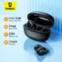 Tai nghe nhét tai Baseus AirGo AS01 TWS không dây bluetooth 5.3 Tai nghe Trình điều khiển 10mm Tăng cường âm trầm Mic kép ENC Chống ồn Phát lại 25 giờ Độ trễ chơi game thấp Tai nghe thể thao kẹp tai