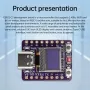 ESP32-C3 WiFi bluetooth-compatible Development Board With 0.42 Inch OLED White Light Module Ceramic Antenna Type-C ESP32