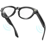GS380 bluetooth 5.4 AI Smart Shooting Glasses Support Voice & Gesture Control 10H Battery Built-in Speaker for Photo Video Recording Translation Navigation