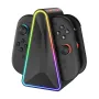 YZC-520 4-in-1 Switch2 Handles Charging Grip with RGB Light Joy-con Left and Right Handles Charger Dock