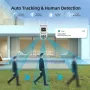 6MP WiFi IP Camera icsee App Dual Lens Outdoor IP66 Waterproof Pan Tilt Audio Night Vision Human Detection Cloud Storage