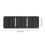 Outdoor Powerful Flexible Solar Panel 5V 28W Portable Battery Mobile Phone Charge PD 9V 12V for USB-A+USB-C Cells Power Bank