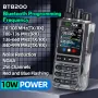 BinTolk BT8200 10W Tri Power Two Way Radio Walkie Talkie 256CH Wide Frequency 18-999MHz Wireless Copy Type-C Charging Long Range Outdoor Emergency Communication