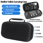Walkie Talkie Carrying Case for UV-5RH UV-21 PRO UV-17 PRO UV-K5 PLUS UV-9R Pro High Quality EVA Water-Resistant Dustproof Radio Accessories Storage Bag