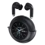 Weofly LifeFits bluetooth Earbuds 1.28inch LED Touch Screen Smart Earphone 13mm Dynamic Drivers HD Sound 25H Playback In-ear Sports Headphones with Mic