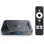 X96Q PRO+ 4+64G Android 14.0 TV Box Allwinner H728 Octa-core Support WiFi6 & BT5.X 8K 3D Voice Media Player Gigabit Ethernet Set Top Box with Remote Control