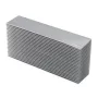 Dense Teeth Heat Sink 69*37*150mm Aluminum Heat Sink LED Heat Sink Aluminum Block Compact Teeth 24 Fin Radiator for IC Module PC Computer LED PCB