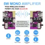 DC 3.5V-5V 5W Bluetooth 5.4 Mono Amplifier Decoder Board MP3 Player TWS 3.5mm AUX Module Receiver DIY Handmade Speaker