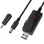 USB Power Boost Line DC 5V To DC 9V / 12V Step Up Module USB Converter Adapter Cable 5.5mm for Router Modem Fan Speaker