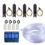 4-way Automatic Irrigation System DIY Kit Self Watering Garden Flower Greenhouse Water Pump Soil Moisture Sensor Electronics Components Set Kit