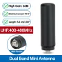 ABBREE AR-243 SMA-Female Mini Antenna UHF 400-480MHz Short Small Antenna for Walkie Talkie Baofeng BF-888S UV5R UV-21 PRO