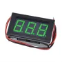 AC 70-500V 0.56inch Two-wire Digital Voltmeter LED Digital Display 2 Wires Red Green Blue Display AC Voltage Meter Head AC220V Mains Power 380V Industrial Power