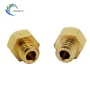 Kingroon M6 Copper Nozzle 1.0mm 1.5mm Larger Diameter Nozzles For 1.75mm 3mm Filament Big Hole Brass Nozzle 3D Printer Parts