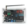 FM Radio DIY Kit Multipurpose FM Radio Tuner LED Display Remote Control 5V DC 3V Battery One-Touch Auto-Search Signal Strength Indicator