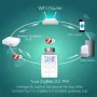 MoesHouse Tuya TV01 ZigBee3.0 Válvula Atuadora de Radiador Termostato Inteligente Controlador de Temperatura Sensor Externo TRV Controle de Voz Alexa Google Assistant