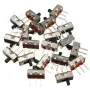 60pcs SS12D00G3 2 Position SPDT 1P2T 3 Pin PCB Panel Mini Vertical Slide Toggle Switch
