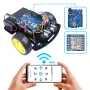 TSCINBUNY 2WD Smart Automation Robot Car Kit For ESP8266 ESP12E D1 Wifi Board For Arduino Programming Starter Smart Electronic Robotic Kit