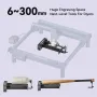 [EU/US Direct]LONGER Roller Kit 360° Rotary Engraving Accessory Height Adjustable Wide Compatibility for Cylindrical Objects and Extended Plate Engravings Laser Engraving Machines High Precision Tools