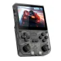 Powkiddy V20 64GB Open Source System Handheld Game Console 3.5inch IPS Screen Quad-core Built-in 8000+ Games 5000mAh Dual TF Card Slots 3.5mm Earphone 3D Dual Joystick Video Game Player Console