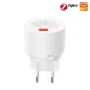 Tuya Zigbe Natural Gas Sensor EU Combustible Household Smart LPG Gas Alarm Detector Leakage Sensor fire Safety Smart Home