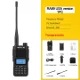 Retevis RA89 Ham Radio 10W Walkie Talkie Long Range IP68 Type-C Transceiver FM VHF UHF Communication Radio for Emergency