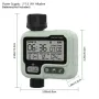 HCT-322 Automatic Water Timer Garden Digital Irrigation Machine with 2.76 inch LCD Display Intelligent Sprinkler Outdoor to Save Water and Time
