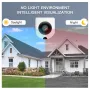 WF006-KP2 Video Doorbell 4.3 Inch IPS Screen Two Way Intercom Night Vision Wireless Installation Secure Connection Long Range Visual Doorbell