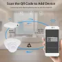 NEO Smart Tuya Matter PIR Motion Sensor 110° Detection Angle APP & Voice Control Battery/USB Power Supply with Alexa Google Assistant