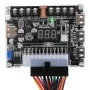 20/24Pin ATX Power Transfer Board Digital Voltage Display Multi-Output 5V-12V USB PD Fast Charging Adjustable Voltage Module with DC Socket for Electronics Testing Multi-Device Charging