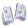 EasySMX S15 L/R Split Joypad Wireless RGB Controller Compatible with NS/OLED 6-Axis Gyro Swappable Metal Thumbsticks Mechanical Buttons Adjustable 4-Speed Vibration Remappable Back Buttons