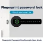 Tuya BLE Smart Door Lock Fingerprint Password Key APP Unlock Home Security Anti-theft Locks Wire-free No Punching Required