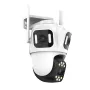 8MP 3 Lens Full HD WIFI IP Camera 8x Zoom 3 Screens Preview IP66 Waterproof Night Vision Two-Way Audio WiFi bluetooth SD Card Cloud Storage