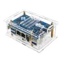 Orange Pi RV2 Acrylic Case Transparent Shell Cooling Fan Optional Copper Heatsinks Protective Box for Single Board Computer