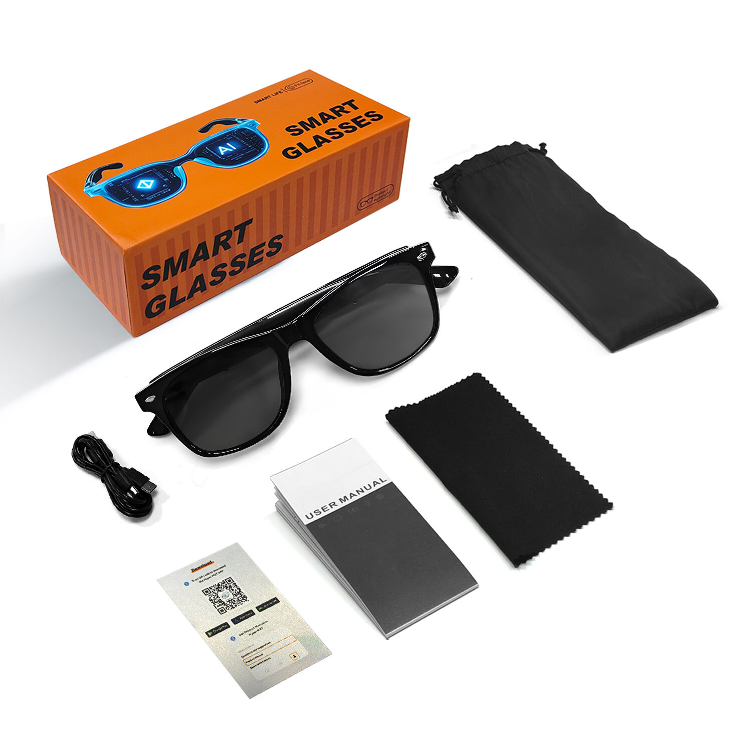 Black Frame-Sunglasses