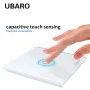 UBARO 1 Gang 86 Type Smart Wall Touch Switch Tempered Glass Panel Single Live Wire Waterproof Heat Resistant LED Indicator