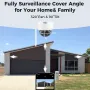 Hiseeu WHC905 5MP PTZ Wireless Security Outdoor Camera Explosion-Proof Cameras Auto Tracking Motion Detection WiFi Camera Works with Alexa Wireless Camera System