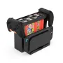 TNS-19051B Switch2 Multifunctional Storage Stand for Switch2 Console with 12 Game Card Slots 15 Disc Holder 2 Controller Dock Compact Organizer Gaming Accessories