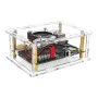 Kickpi K2B Motherboard Shell k2b Acrylic Protective Shell K2B Allwinner H618 Development Board Transparent Box Compatible with Orange Pi RV2 Board