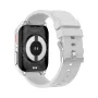 M3 1.95-inch HD Screen ECG AI Voice Assistant bluetooth Call Heart Rate Blood Pressure Blood Oxygen Blood Glucose Monitor Sleep Monitoring Body Composition Analysis Uric Acid Lipids Detection Met HRV Function Multi-sport Modes IP67 Waterproof Smart Watch
