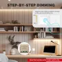 MoesHouse Tuya WiFi Intelligent Dimmer Switch Module Portable Home Automation DIY Switch Compatible with Alexa Google Assistant