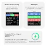 جهاز اختبار الشحن اللاسلكي 25 وات، شاشة LCD ملونة مقاس 1.54 بوصة، مقياس الجهد والتيار والطاقة، ترقية OTA متعددة البروتوكولات، تصميم مغناطيسي، مراقبة درجة الحرارة، دعم Qi2