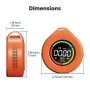 MOES Mini Carbon Monoxide Detector Travel 3-in-1 Portable Temperature/Humidity/CO Meter with Magnetic Suction 120 Hour Standby Chargeable
