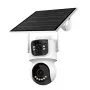 ICSEE Solar 4MP 6X Zoom WiFi IP Camera AOV Mode HD Surveillance 24/7 Recording Wireless 2MP+2MP Dual Lens Security Solar Powered Waterproof Night Vision Camera