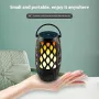 HUOLEME HLM-010 Wireless bluetooth Speaker Handheld Flame Lighting Speakers 360° Stereo Surround Sound RGB Lights TWS Pairing 2000mAh Battery IP65 Waterproof Outdoors Portable Speakers Music Player