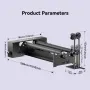 [EU/US Direct]LONGER Roller Kit 360° Rotary Engraving Accessory Height Adjustable Wide Compatibility for Cylindrical Objects and Extended Plate Engravings Laser Engraving Machines High Precision Tools