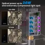 ATOMSTACK A24 Pro Laser Engraver 24W Laser Output Power Laser Engraving Machine with Installation Free / App Control / 455nm Blue Laser for Wood / Metal / Acrylic / Leather
