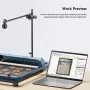 [EU/US Direct]LONGER Camera Kit 5MP High Resolution 81 Degree Wide Angle FOV Driver-Free Compatible with LightBurn Supports Real-Time Monitoring for Laser Engraving and Cutting