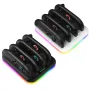 JYS JYS-NS2303 Switch2 Joy-Con 4 in 1 Charging Dock Type-C Fast Charging LED Indicators RGB Lighting Left and Right Handle Charger Stand Gaming Accessories